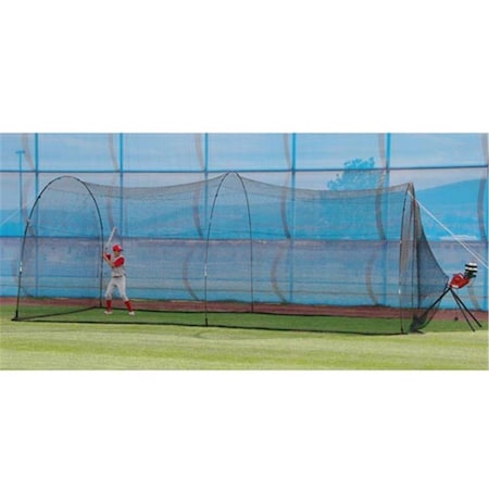 Heater Base Hit Pitching Machine And Poweralley Batting Cage BH399